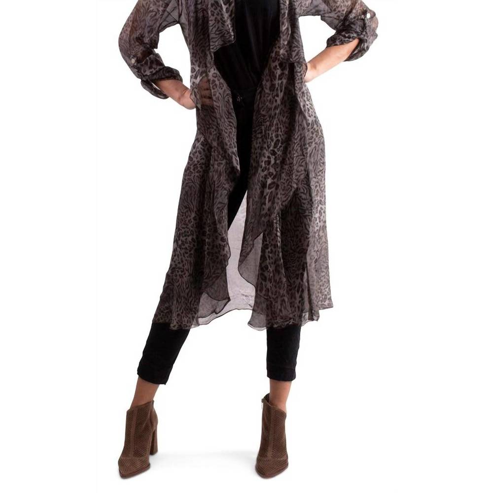 NEW GIGI MODA amalfi pull-on cardigan in olive